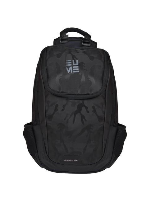 eume 29 ltrs black medium laptop backpack