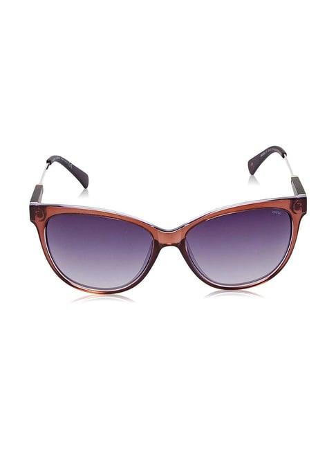 invu b2708c purple polarized square sunglasses