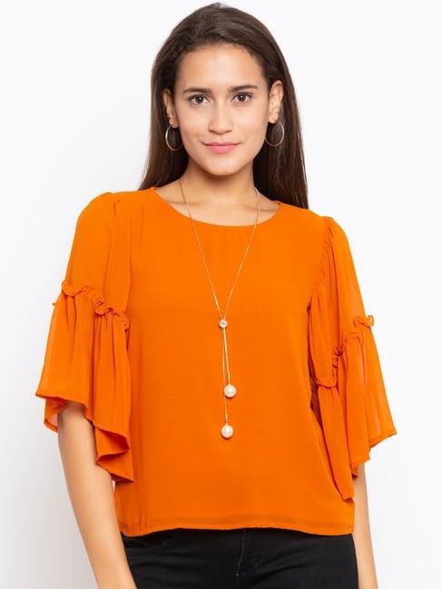 iti rust regular fit top