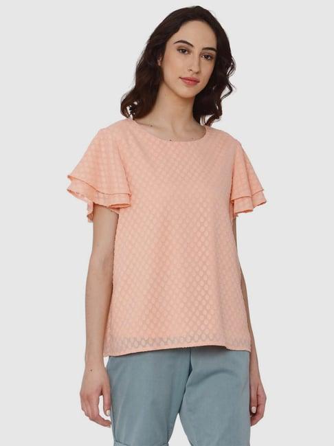 vero moda peach self top