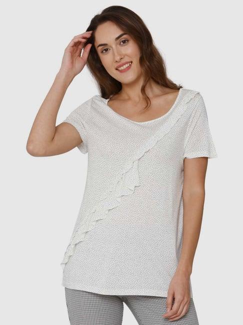 vero moda snow white regular fit top