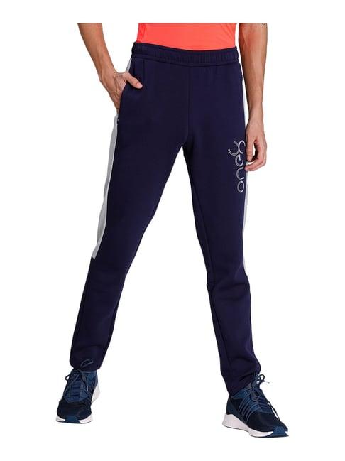 puma navy trackpants