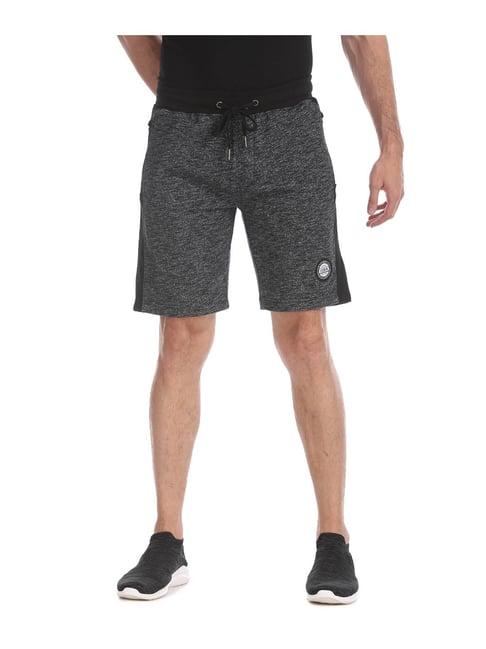 u.s. polo assn. dark grey printed shorts