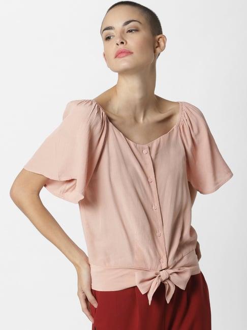 only pink regular fit top