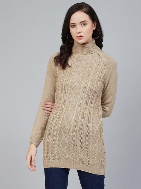 cayman light beige full sleeves pullover