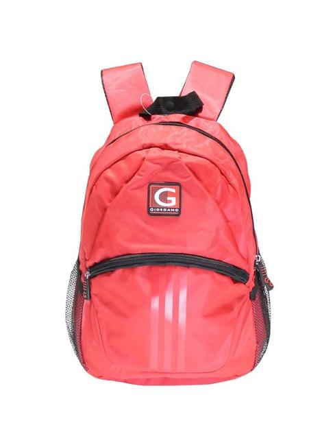 giordano red medium backpack