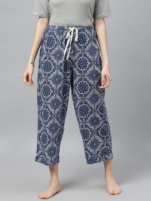 chemistry blue paisley pyjamas