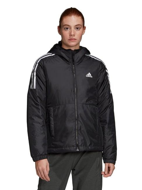 adidas black w ess ins hooded jacket