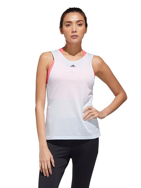 adidas sky blue w at training tank top