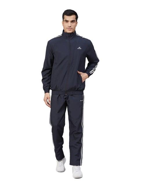 alcis navy regular fit tracksuit