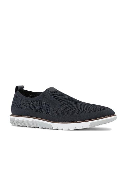 hush puppies by bata men's charcoal grey casual slip-ons