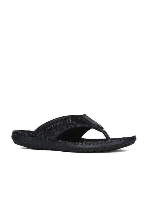 scholl by bata men's black thong sandals