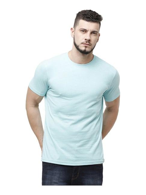 cavallo by linen club blue contemporary fit t-shirt