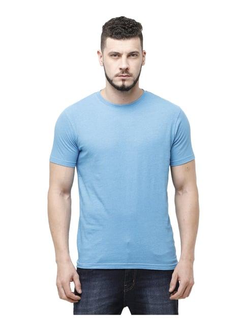 cavallo by linen club blue contemporary fit t-shirt