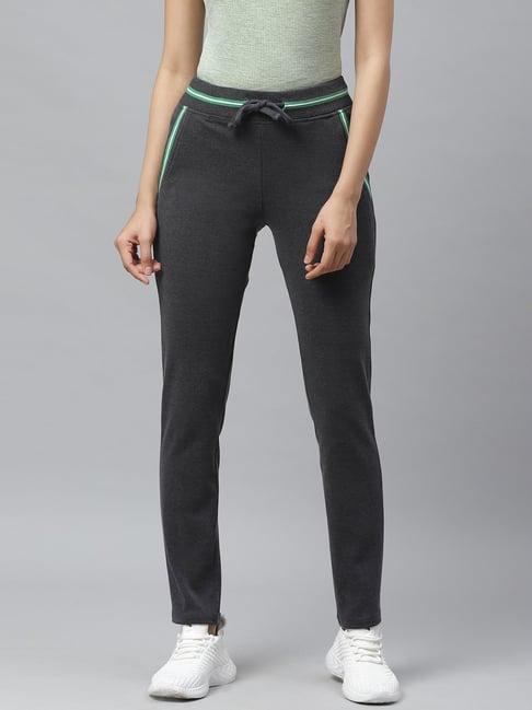 cayman dark grey mid rise track pants