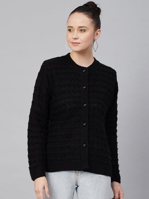 cayman black full sleeves cardigan