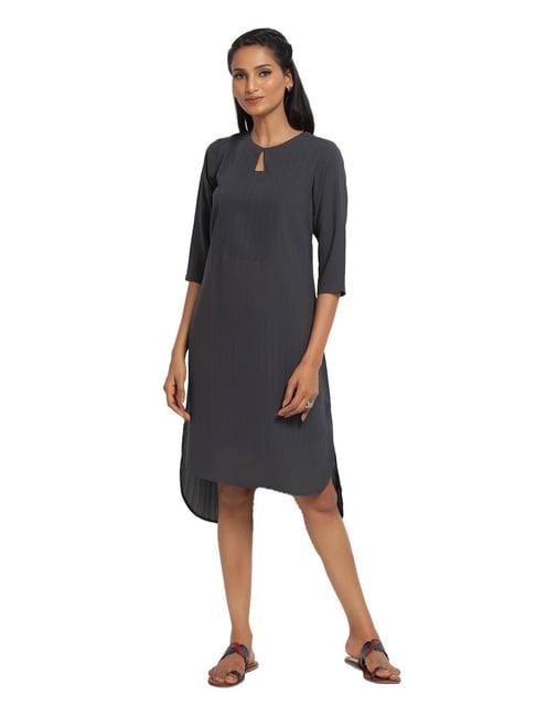 office & you grey straight fit tunic