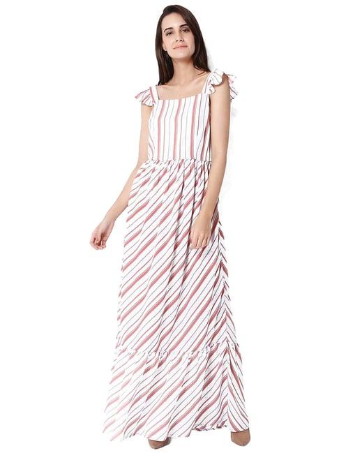 vero moda snow white striped dress