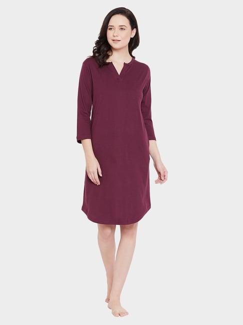 hypernation purple a-line dress