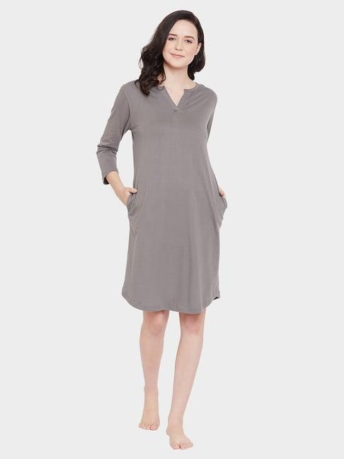 hypernation grey a-line dress