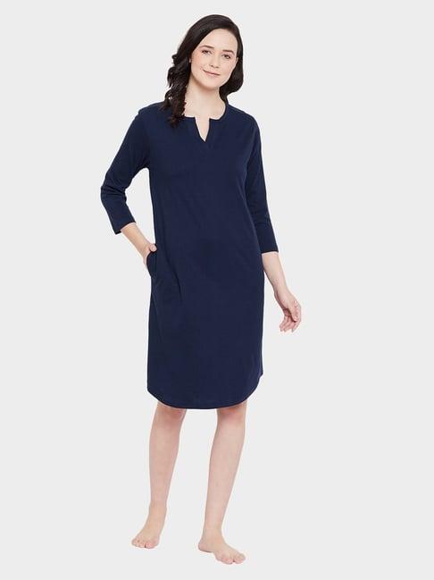 hypernation blue a-line dress