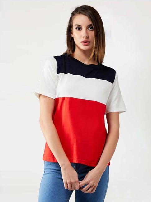 miss chase multicolored cotton t-shirt