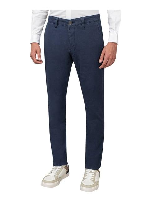 beverly hills polo club navy cotton skinny fit chinos