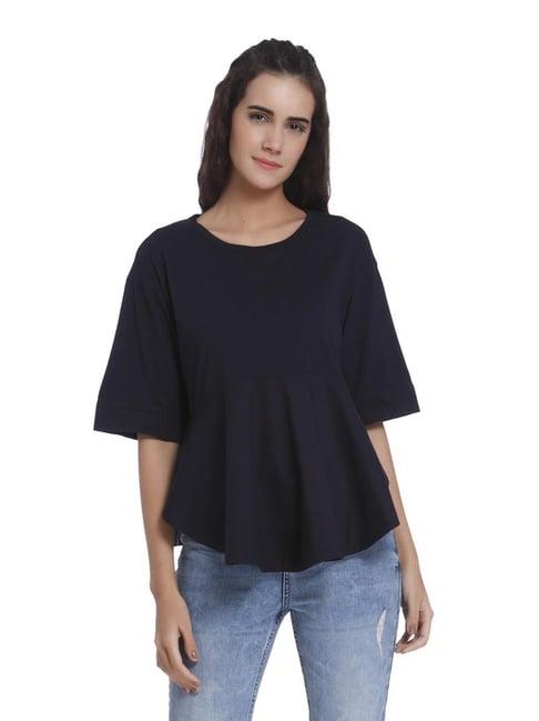 vero moda night sky flare fit top