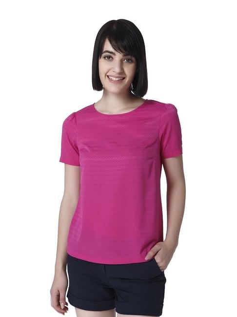 vero moda rose violet striped top