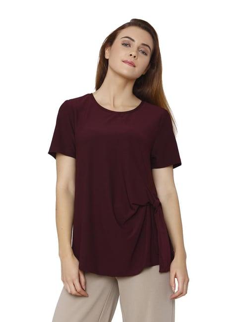 vero moda winetasting loose fit top