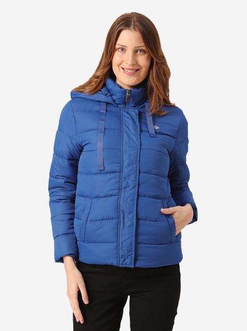 mode by red tape blue quilted jacket