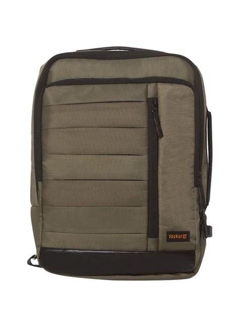 spykar green medium convertible backpack