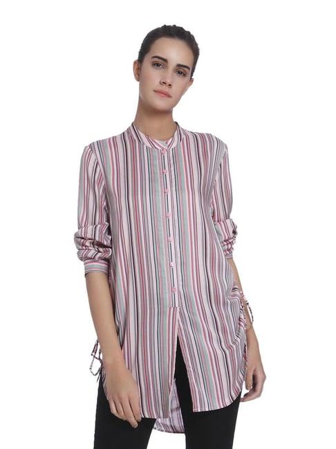 vero moda snow white striped tunic