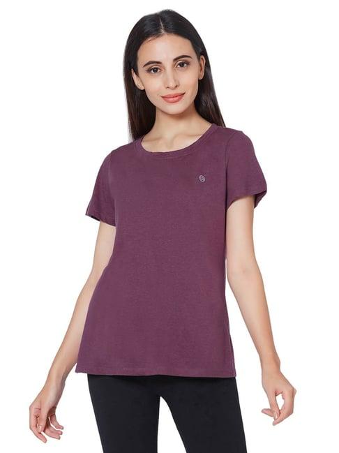 soie wine cotton lounge t-shirt