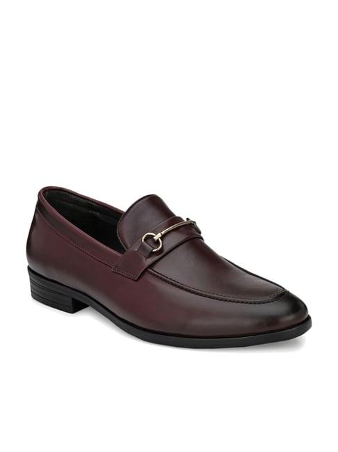 san frissco maroon formal loafers