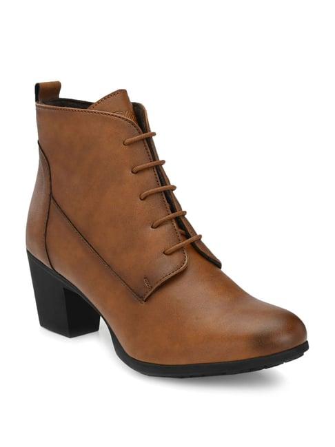 delize tan derby boots