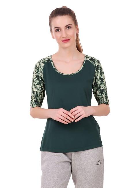 alcis green printed tee