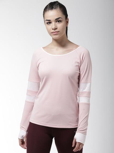 alcis pink slim fit tee