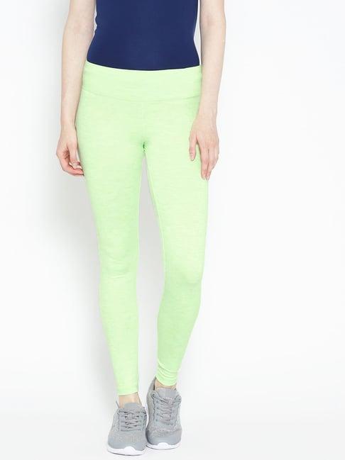 alcis light yellow textured leggings