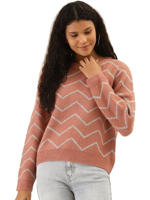 label ritu kumar blush pink printed pullover