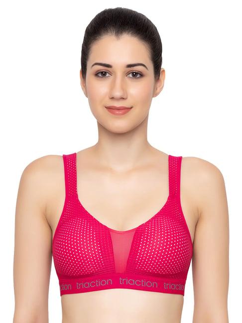 triumph triaction energy lite triaction padded wireless extreme bounce control sports bra