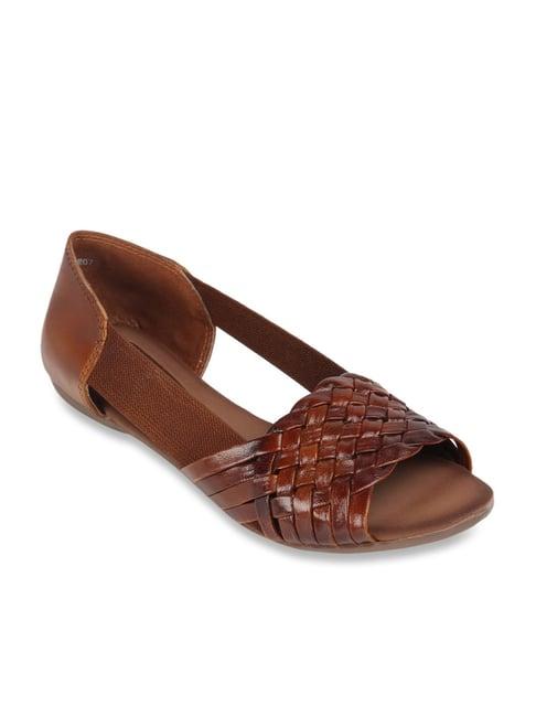 catwalk women's rustic tan casual sandals