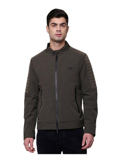 antony morato green regular fit quilted jacket