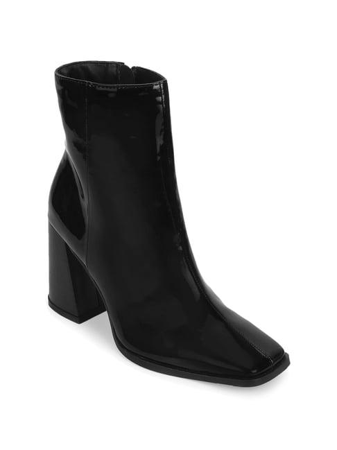 truffle collection women's black casual booties