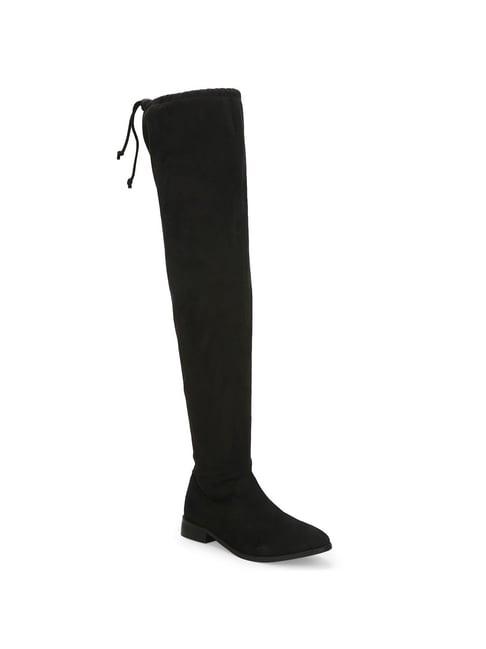 truffle collection women's black casual booties