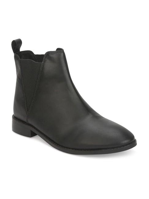 truffle collection women's black casual booties