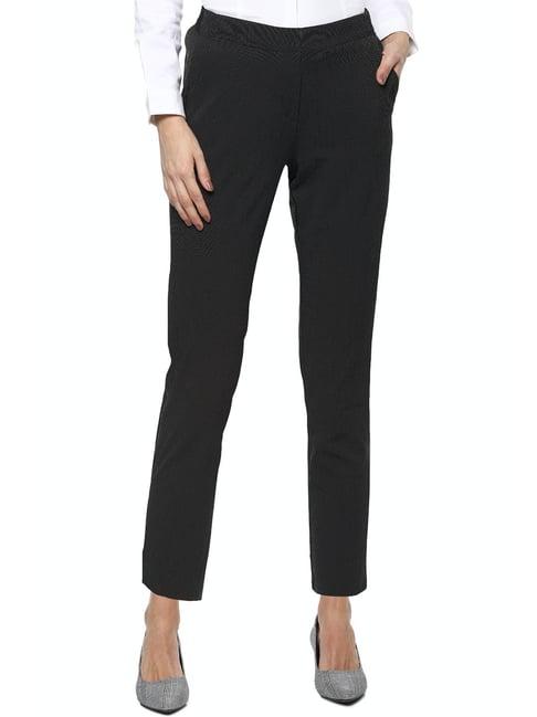 van heusen black striped pants