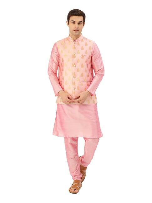 sojanya pink printed suit