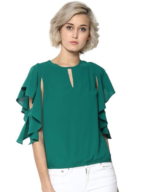 harpa green regular fit top