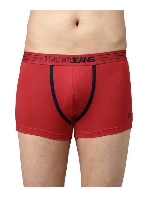 underjeans by spykar red trunks